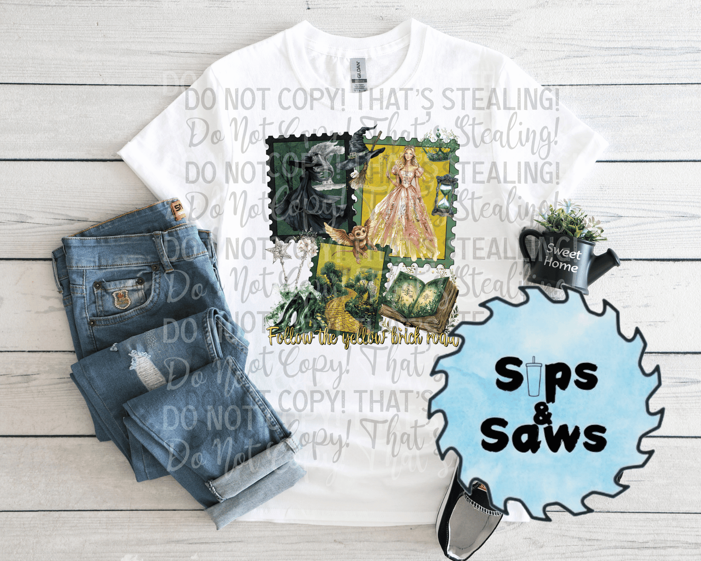 Stamp Yellow Brick Road DTF