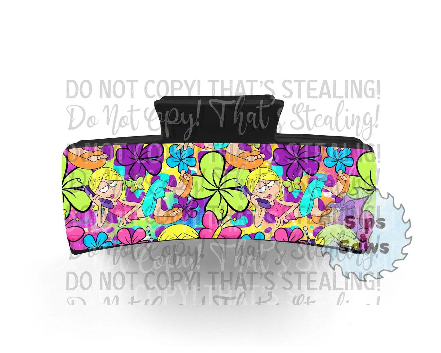 Lizzie Sublimation Hair Clip