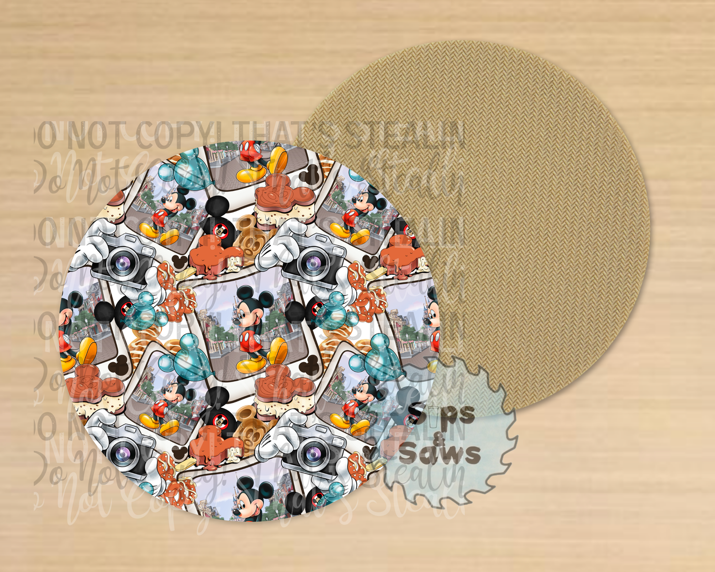 Mouse Sublimation Coaster