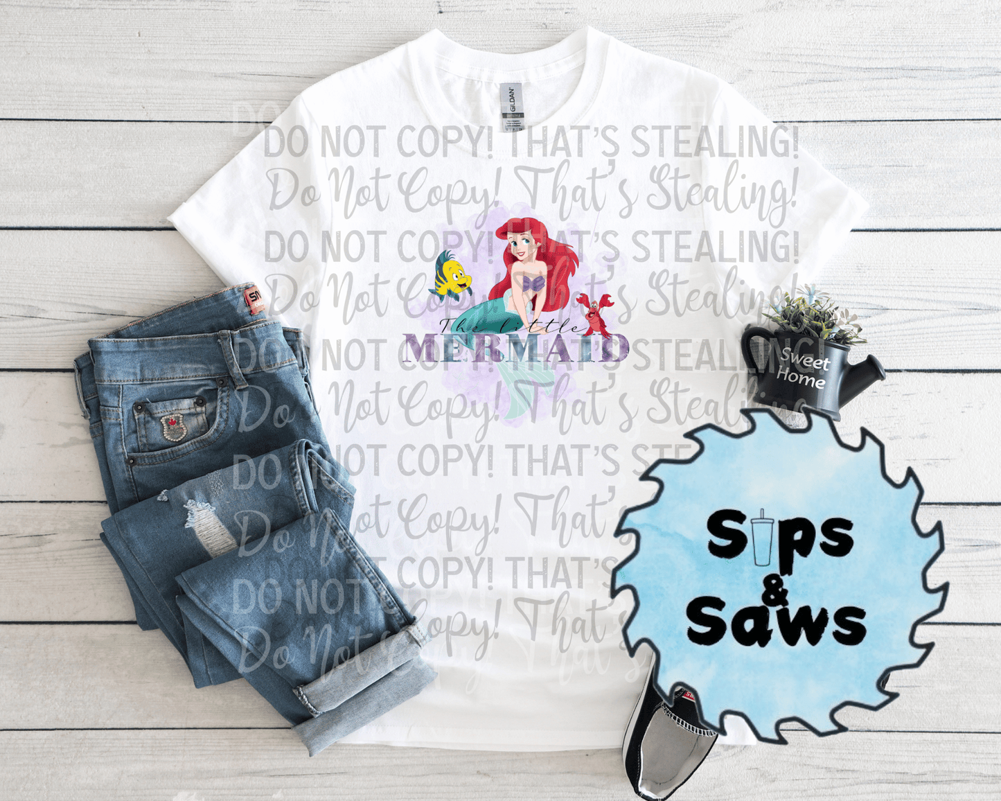 The Little Mermaid DTF