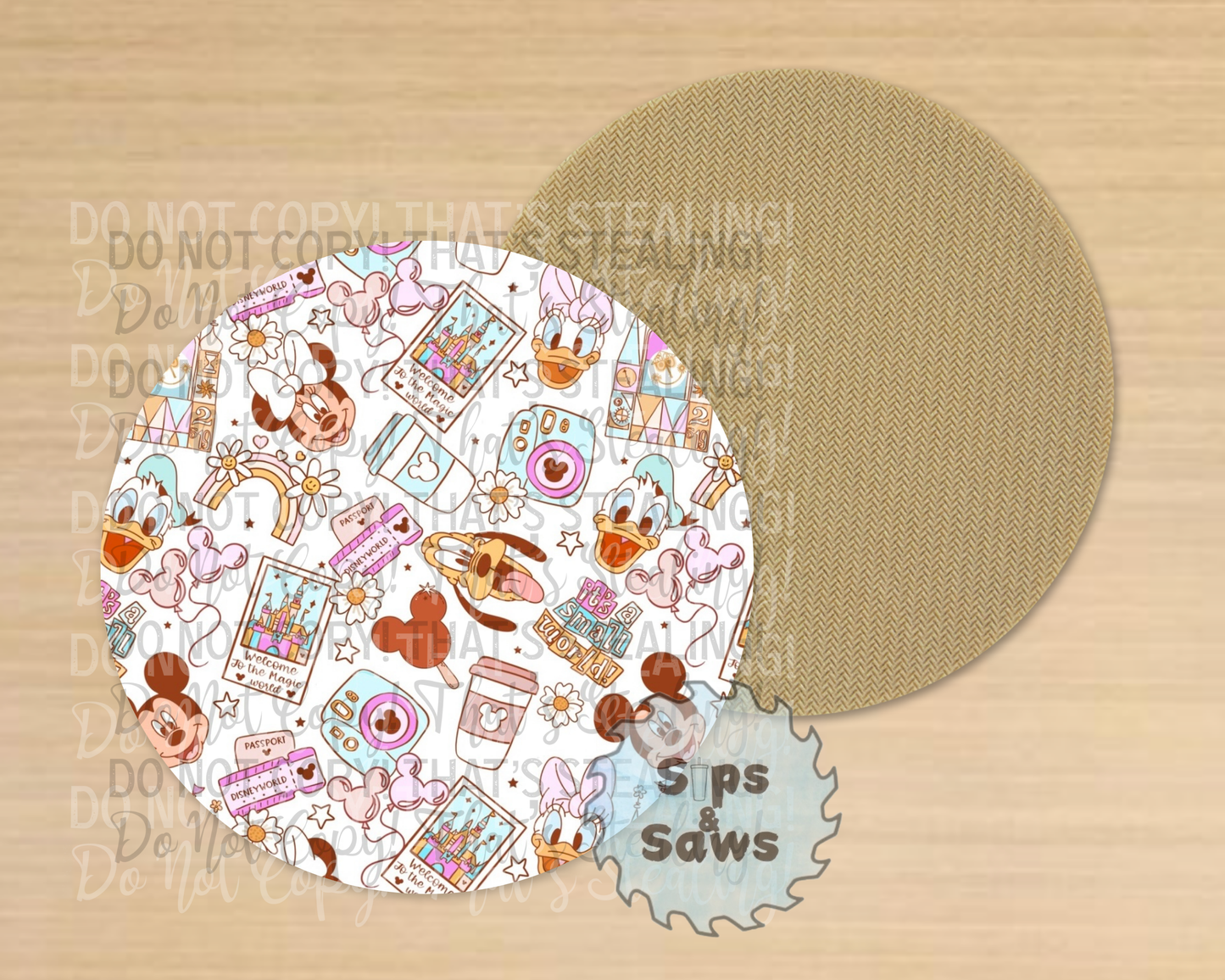 Magical Castle Sublimation Coaster