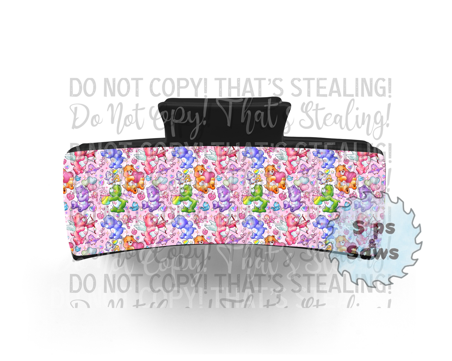 Love Bears Sublimation Hair Clip