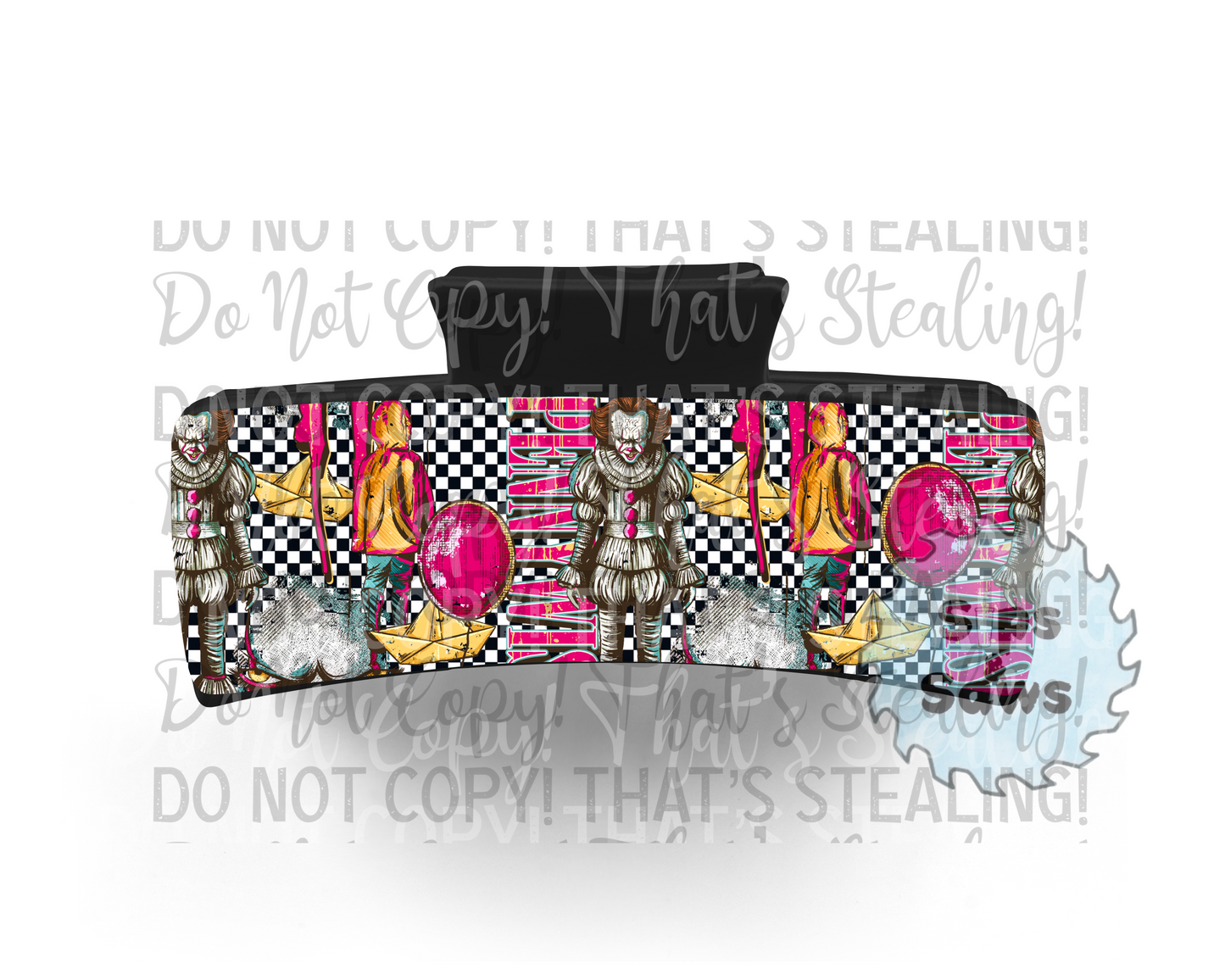 Pennywise Sublimation Hair Clip