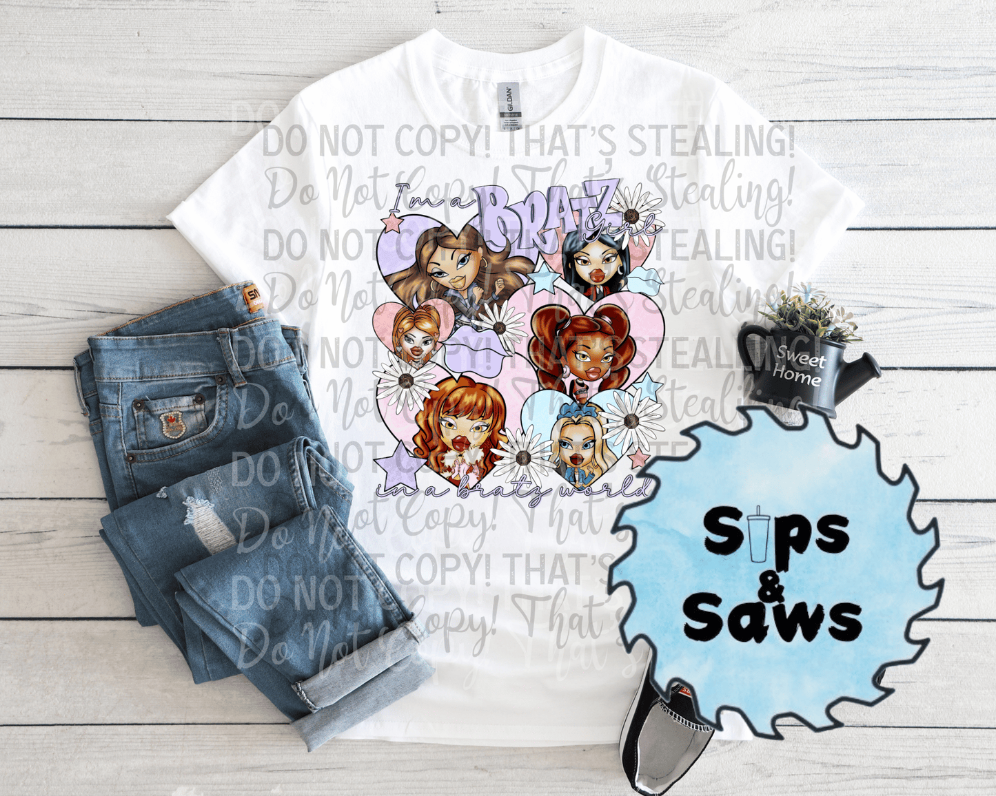 I'm A Bratz Girl In A Bratz World DTF