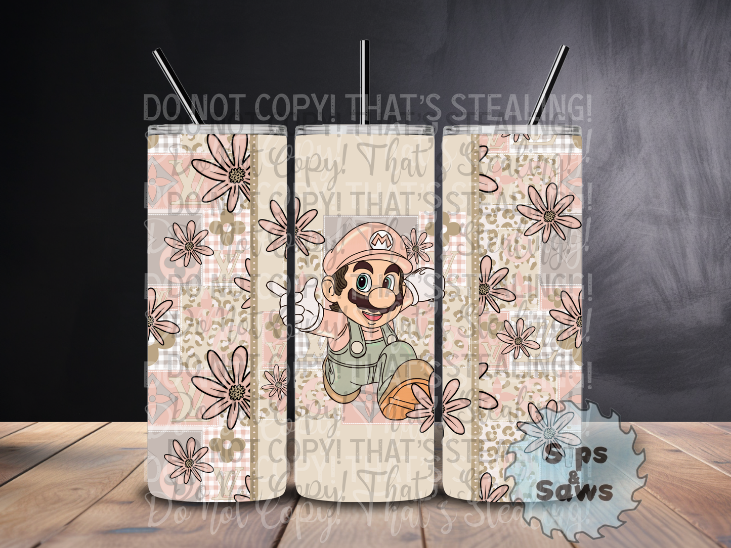 20oz Mario Sublimation Tumbler