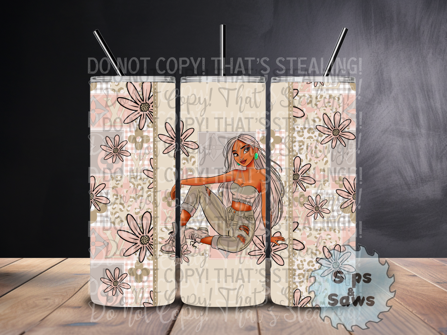 20oz Pocahontas Sublimation Tumbler