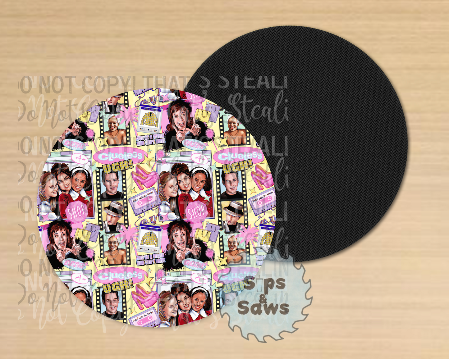 Clueless Sublimation Coaster