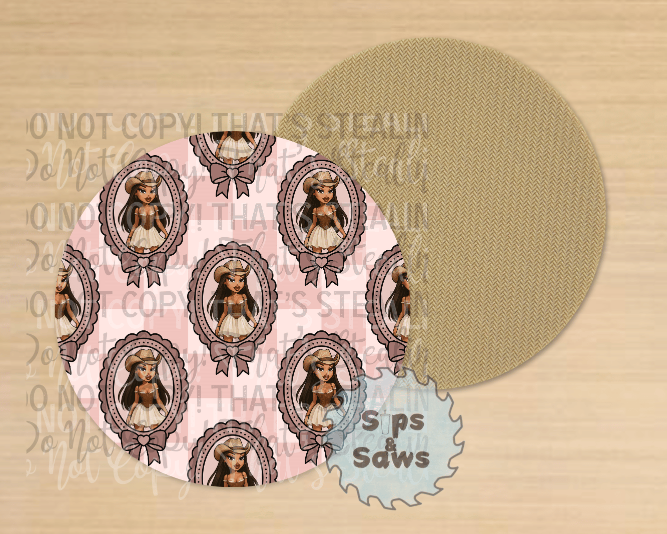 Bratz Country Sublimation Coaster