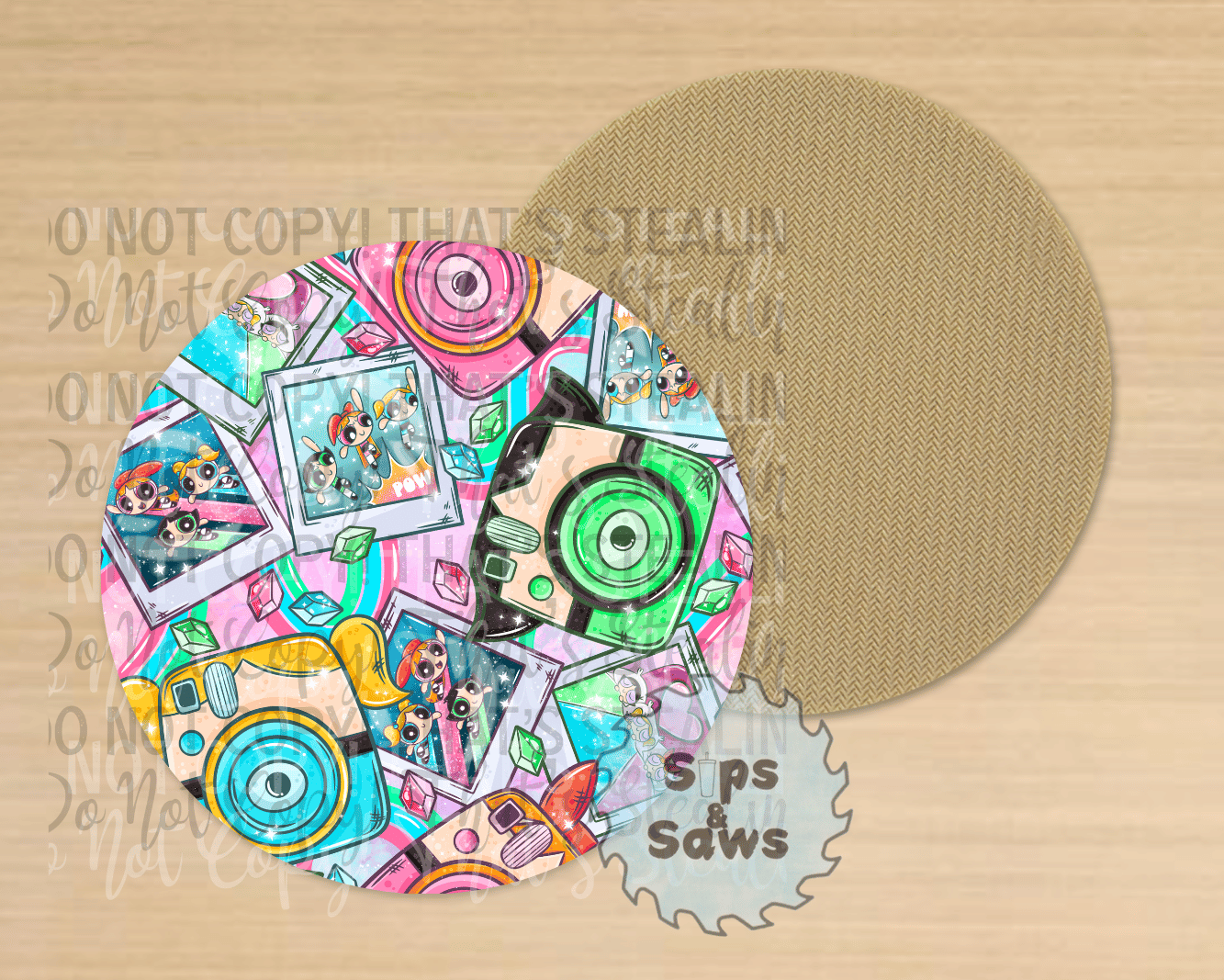 Polaroid Power Sublimation Coaster
