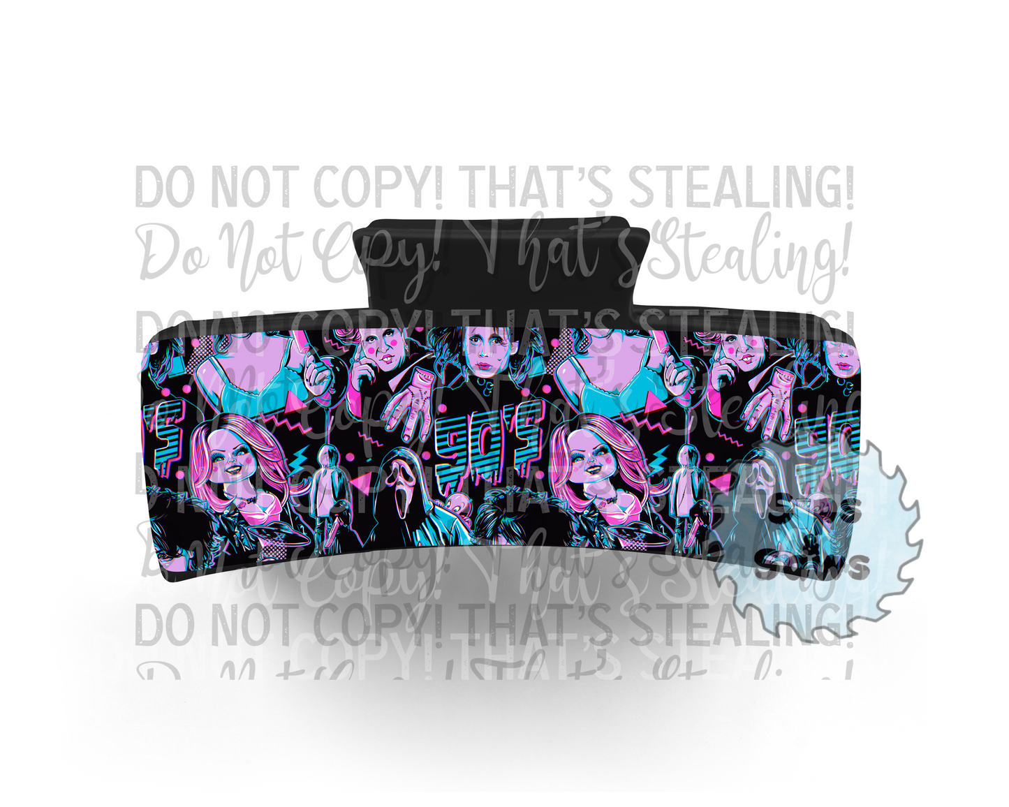 90's Sublimation Hair Clip