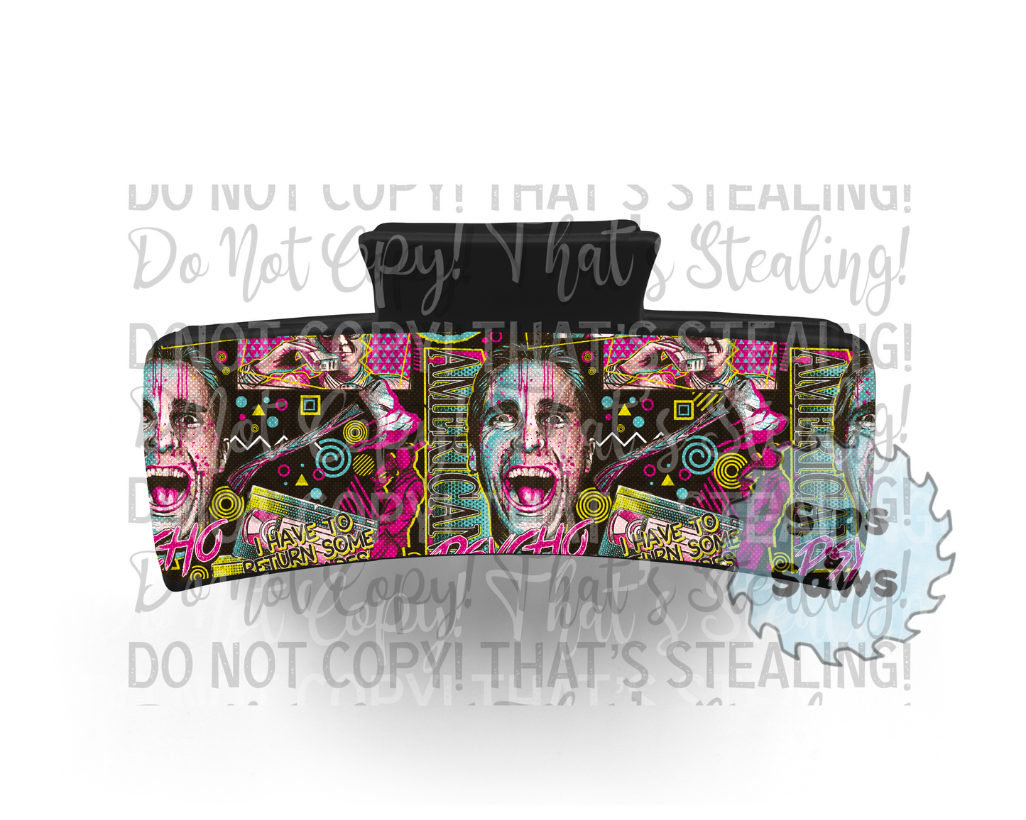 American Psycho Sublimation Hair Clip