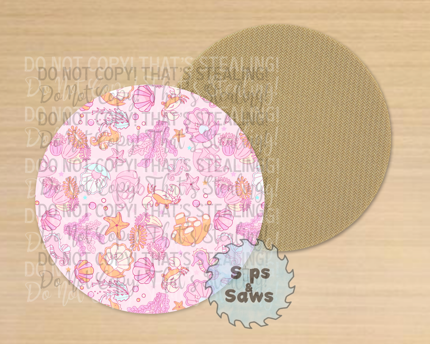 Ocean Sublimation Coaster