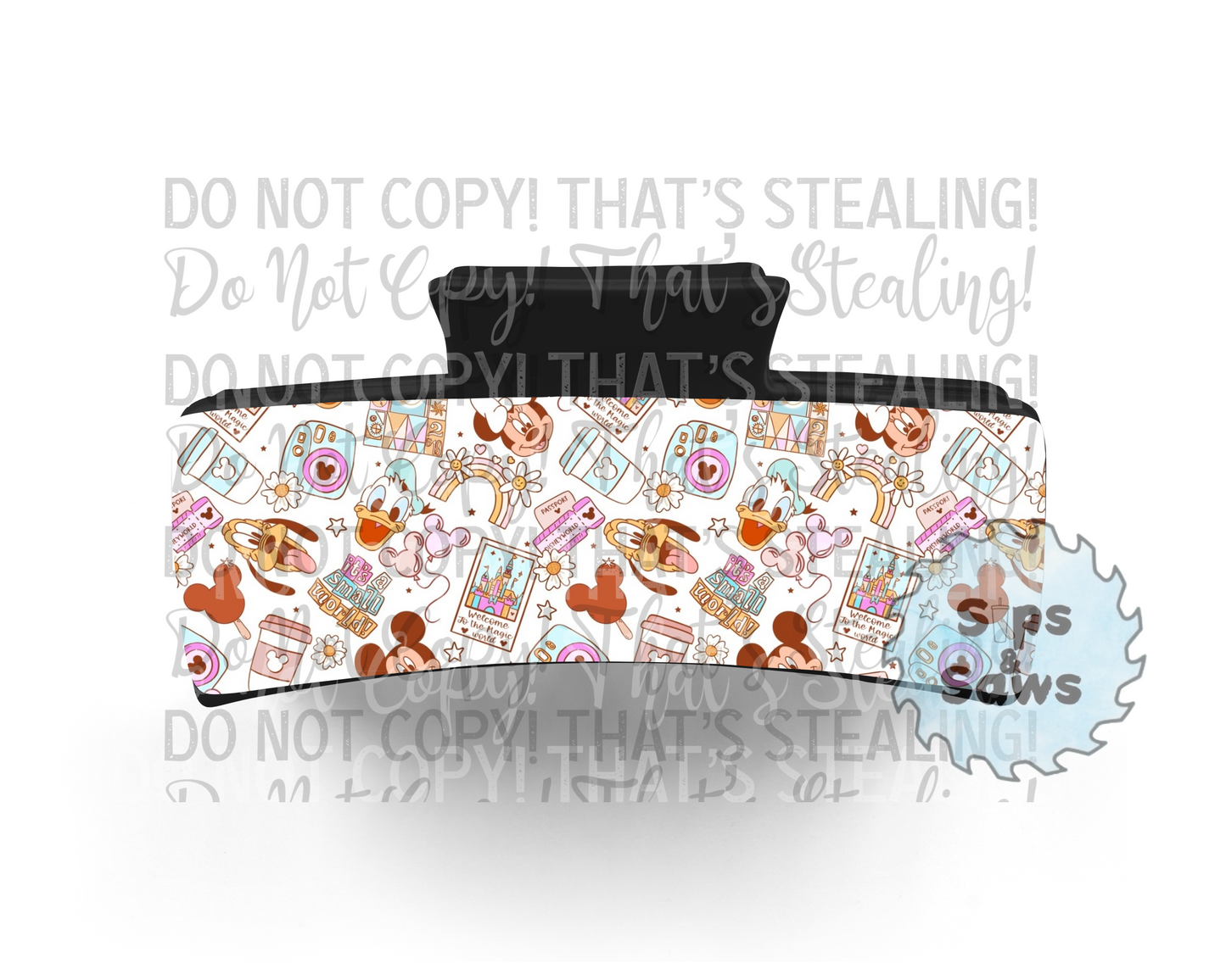 Magical Castle Sublimation Hair Clip