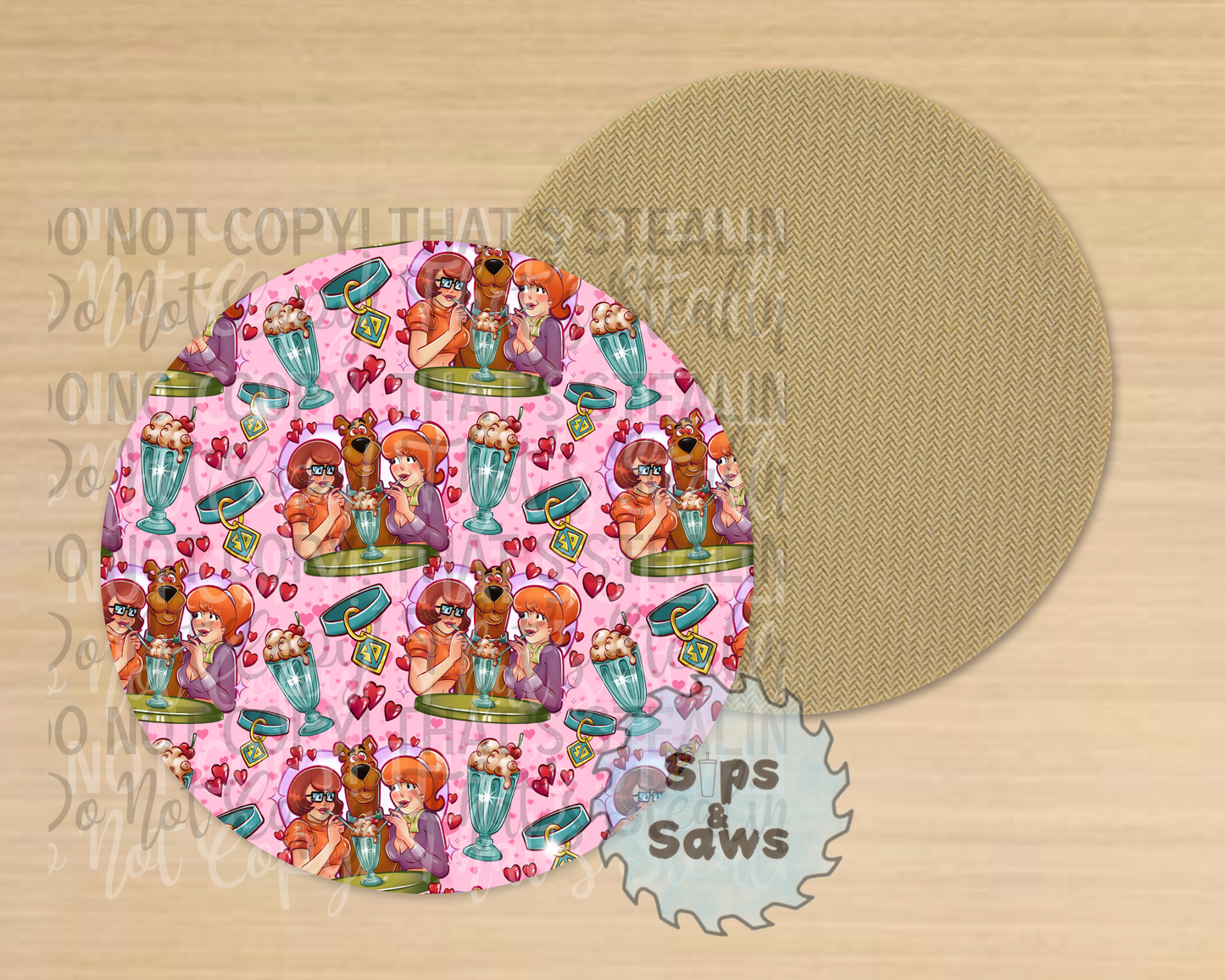 Mystery Milkshake Sublimation Coaster