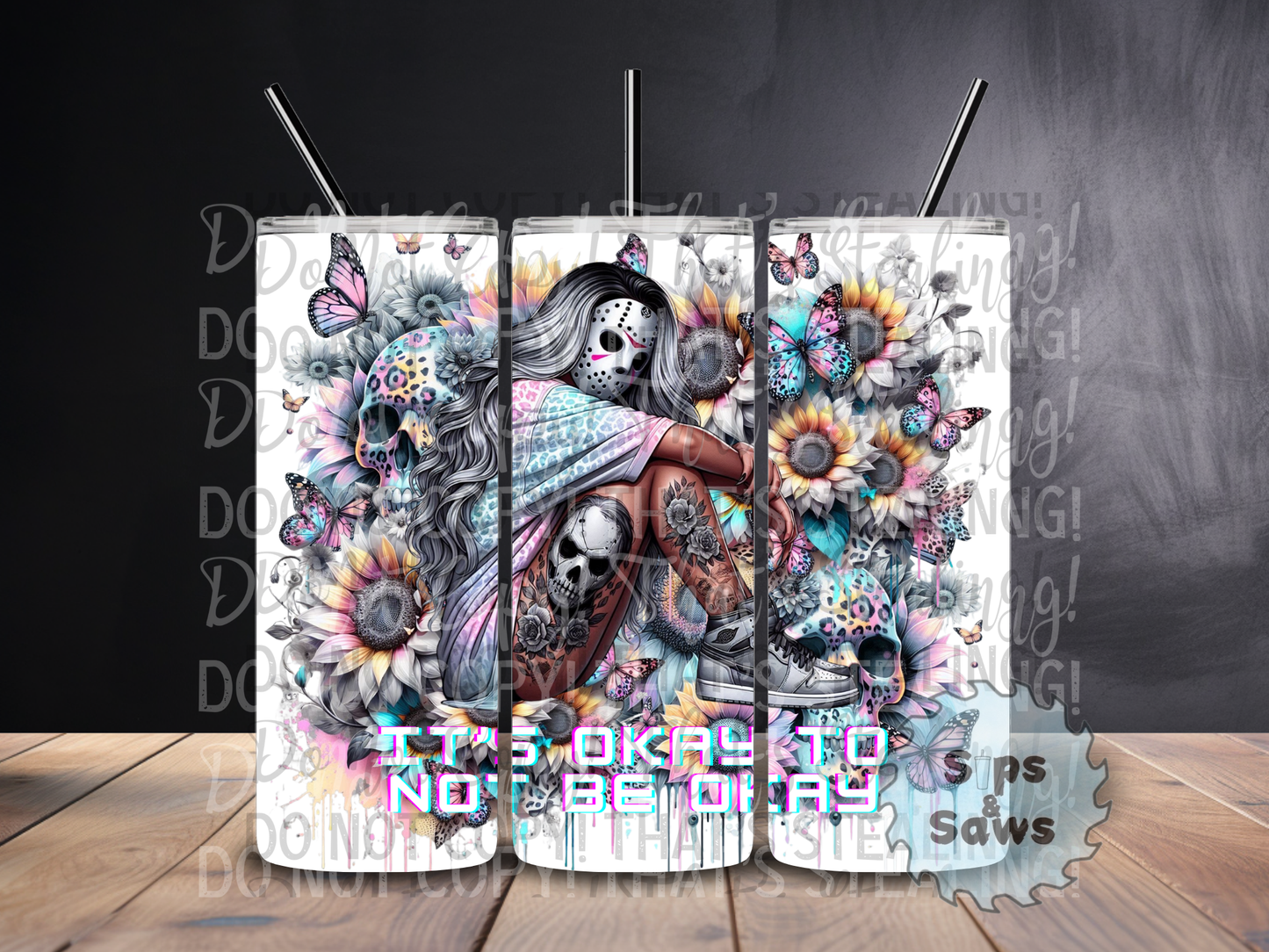 20oz It's Okay To Not Be Okay Tumbler