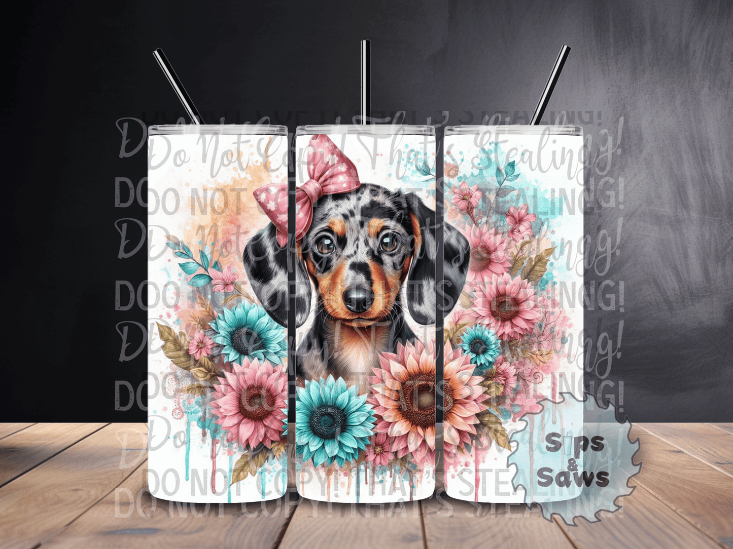 20oz Dachshund Tumbler