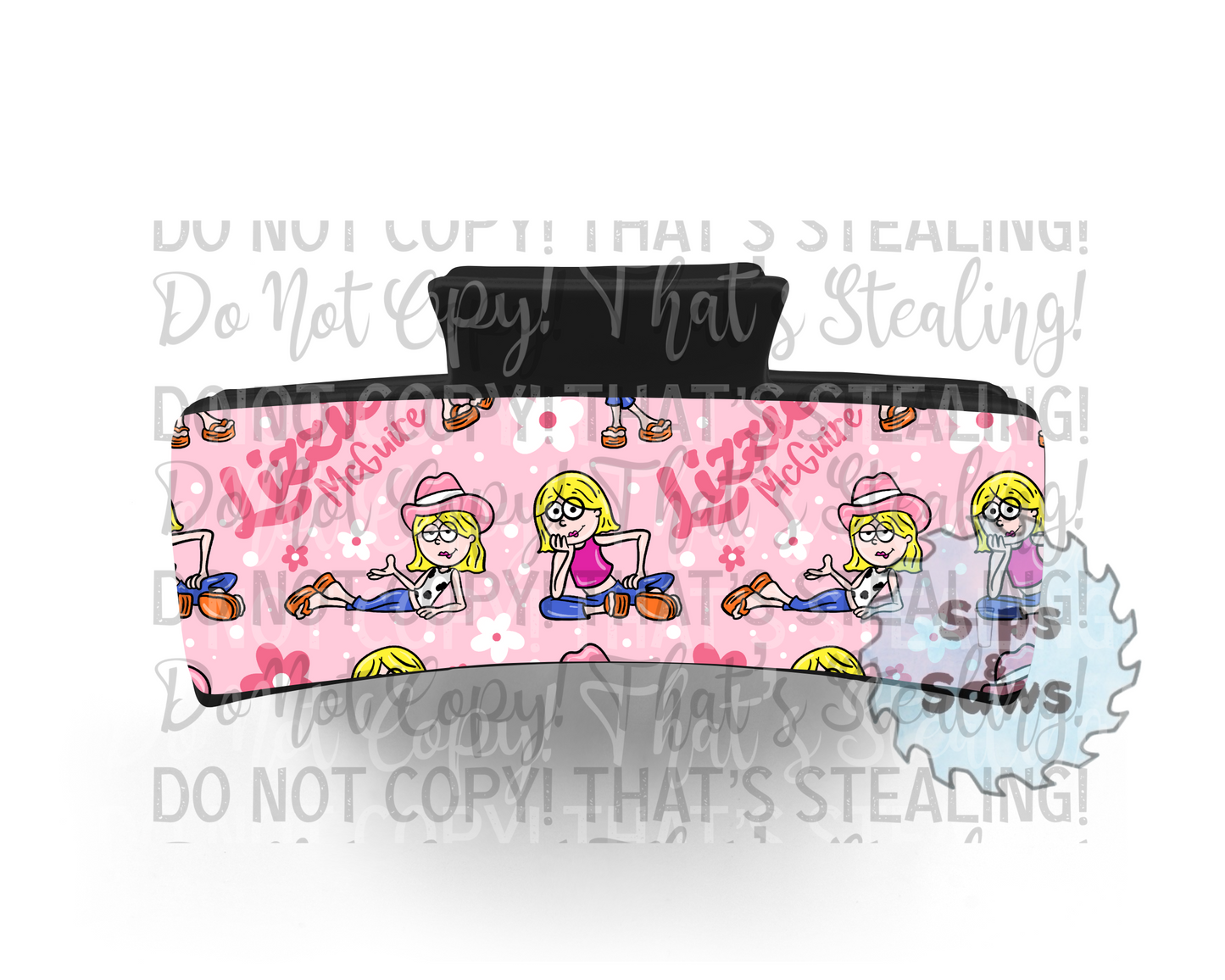 Exclusive Lizzie Sublimation Hair Clip