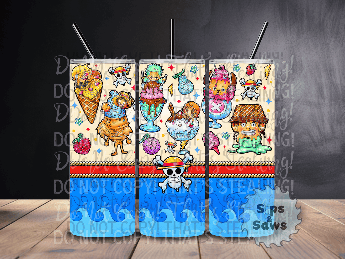 20oz One Piece Ice Cream Tumbler