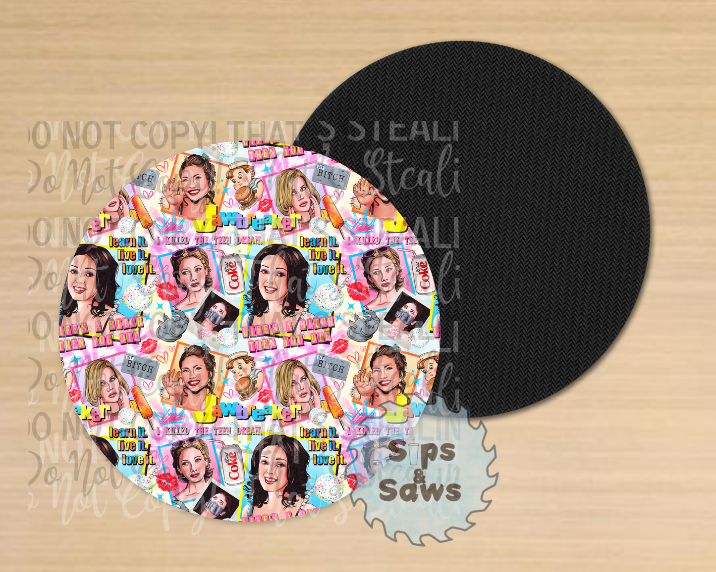 Jawbreaker Sublimation Coaster
