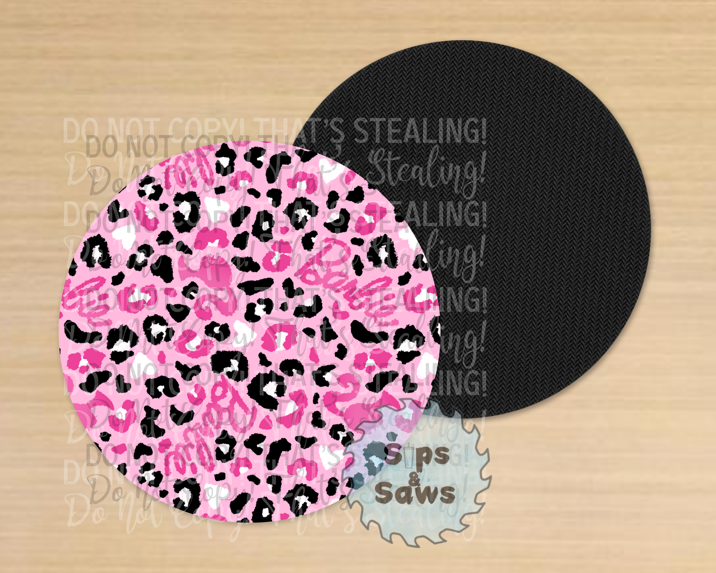 Cheetah Barbie Sublimation Coaster