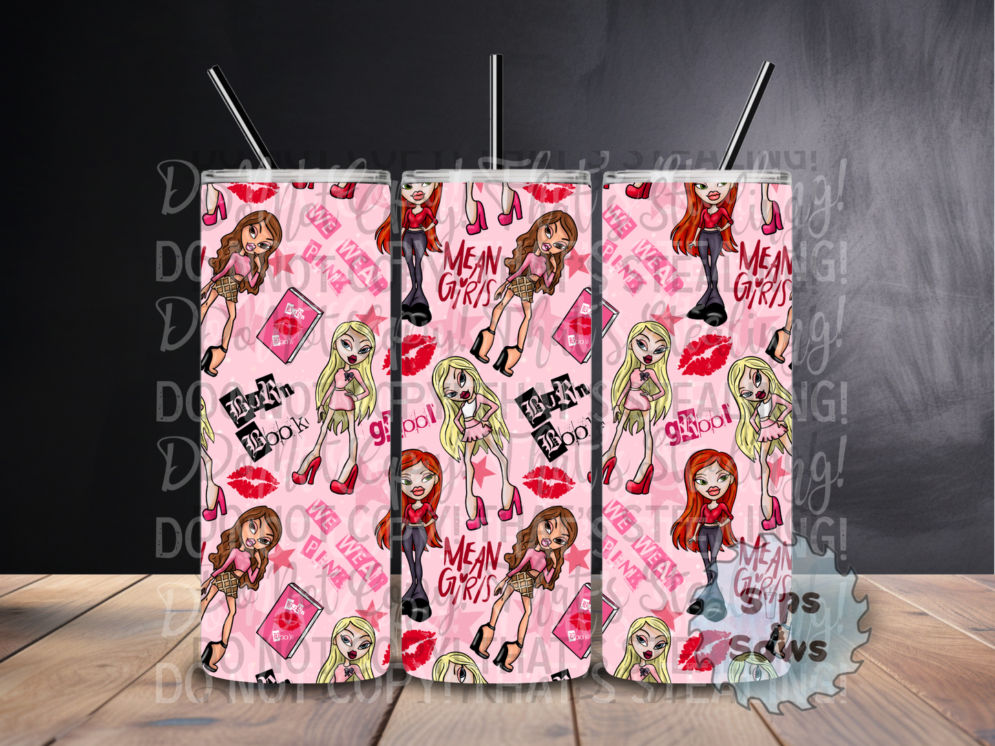 20oz We Wear Pink Bratz Tumbler