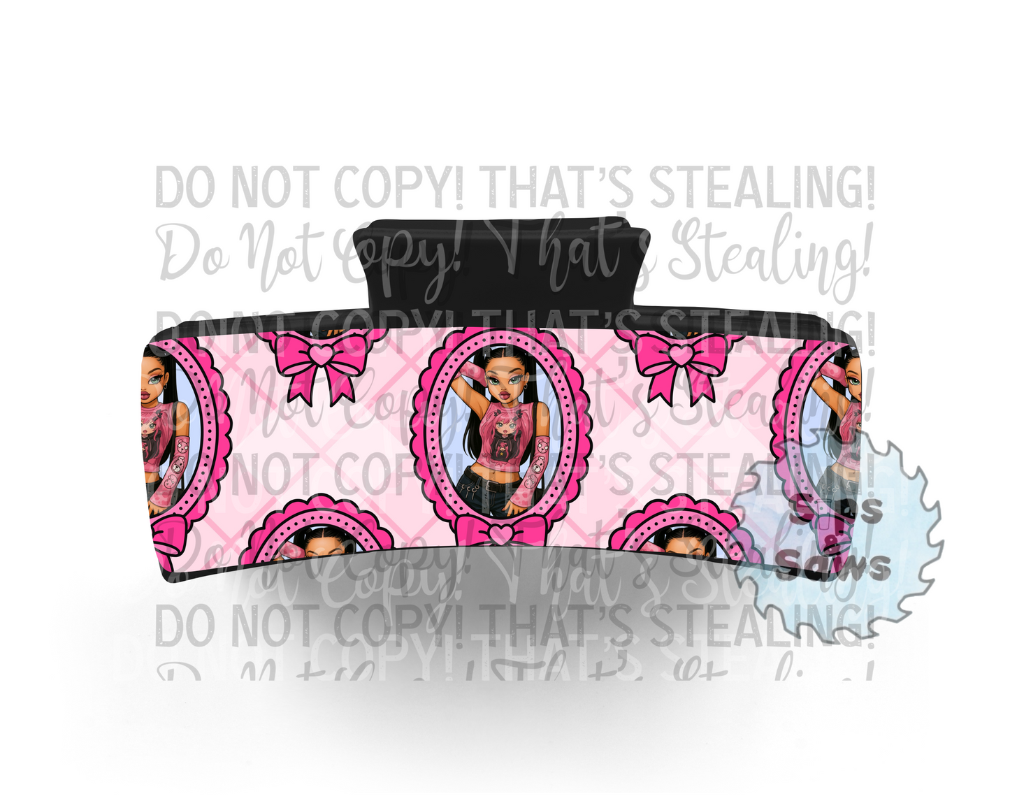 Bratz Pink Sublimation Hair Clip