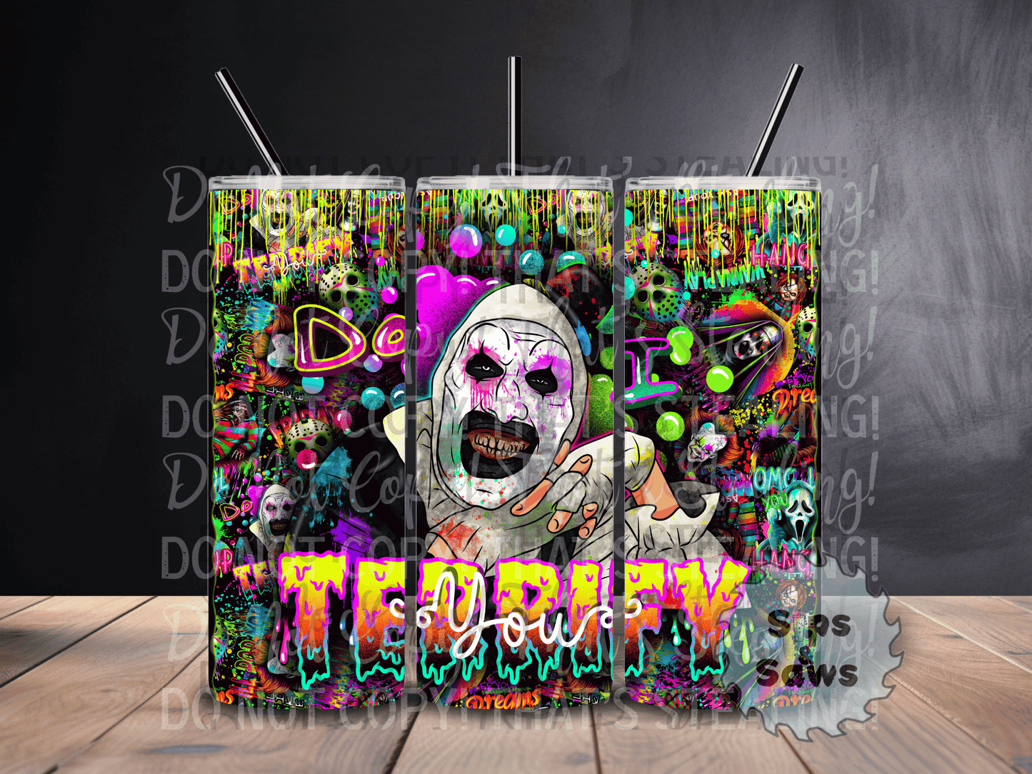 20oz Do I Terrify You Tumbler