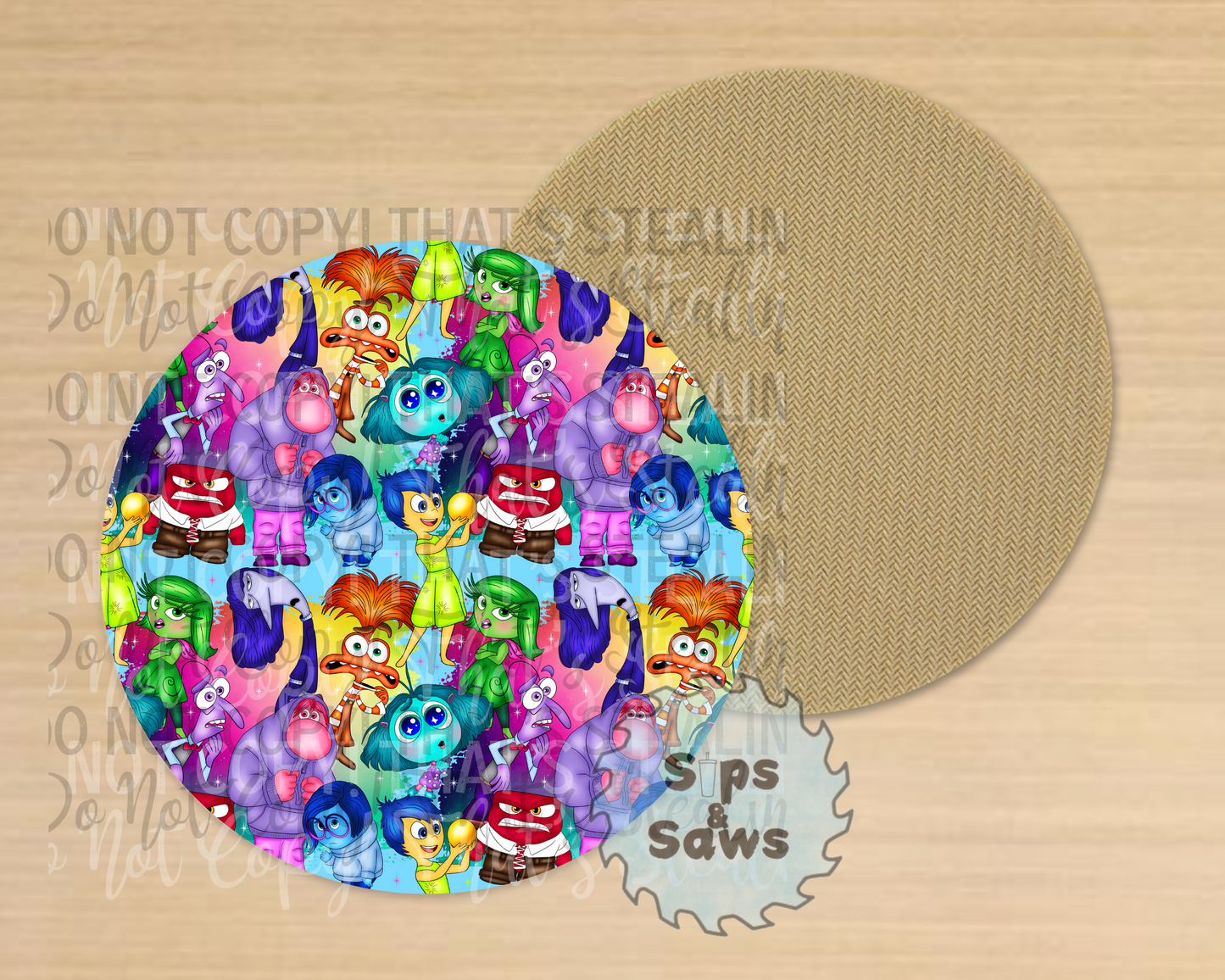 Emotions Sublimation Coaster
