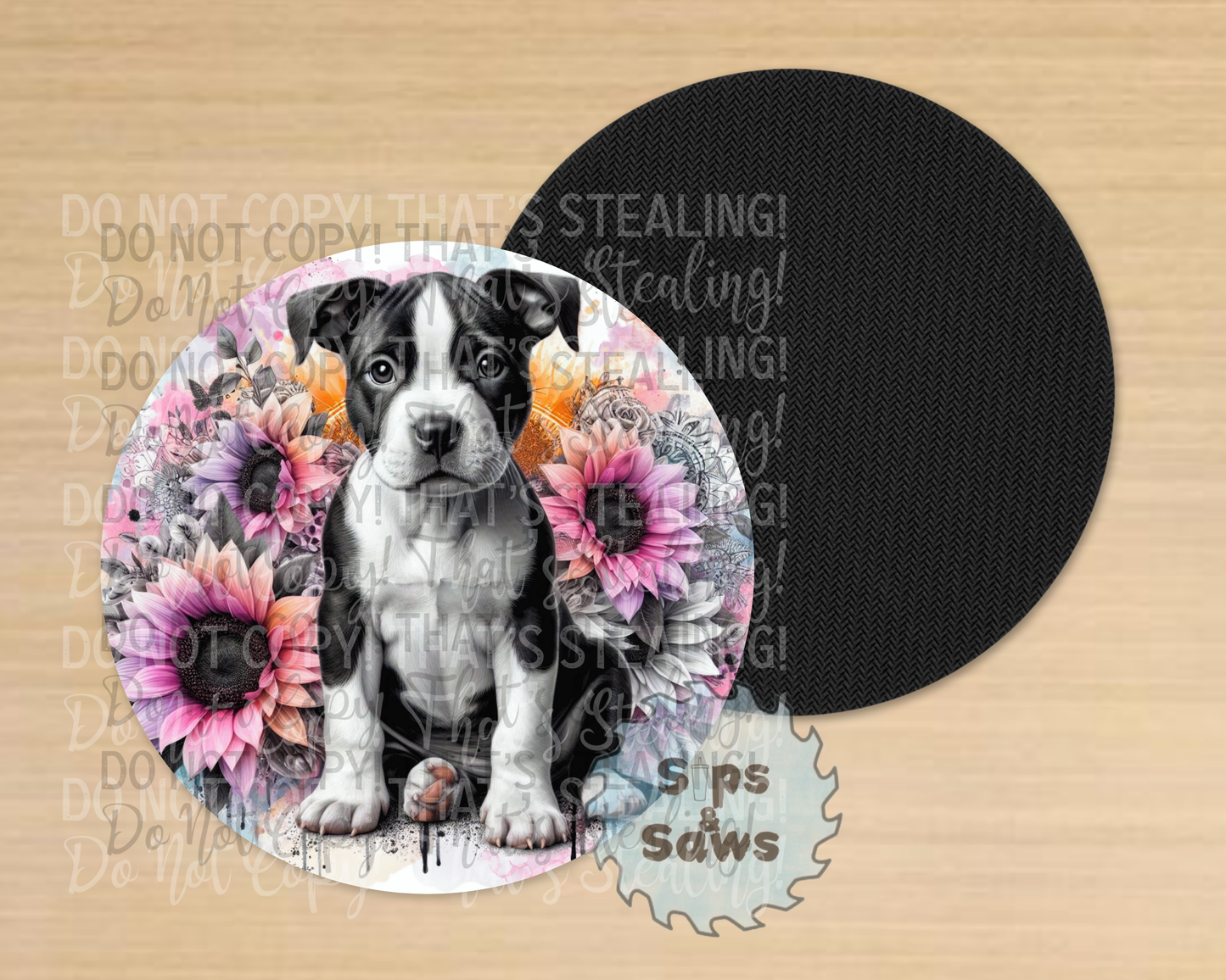 Staffy Sublimation Coaster