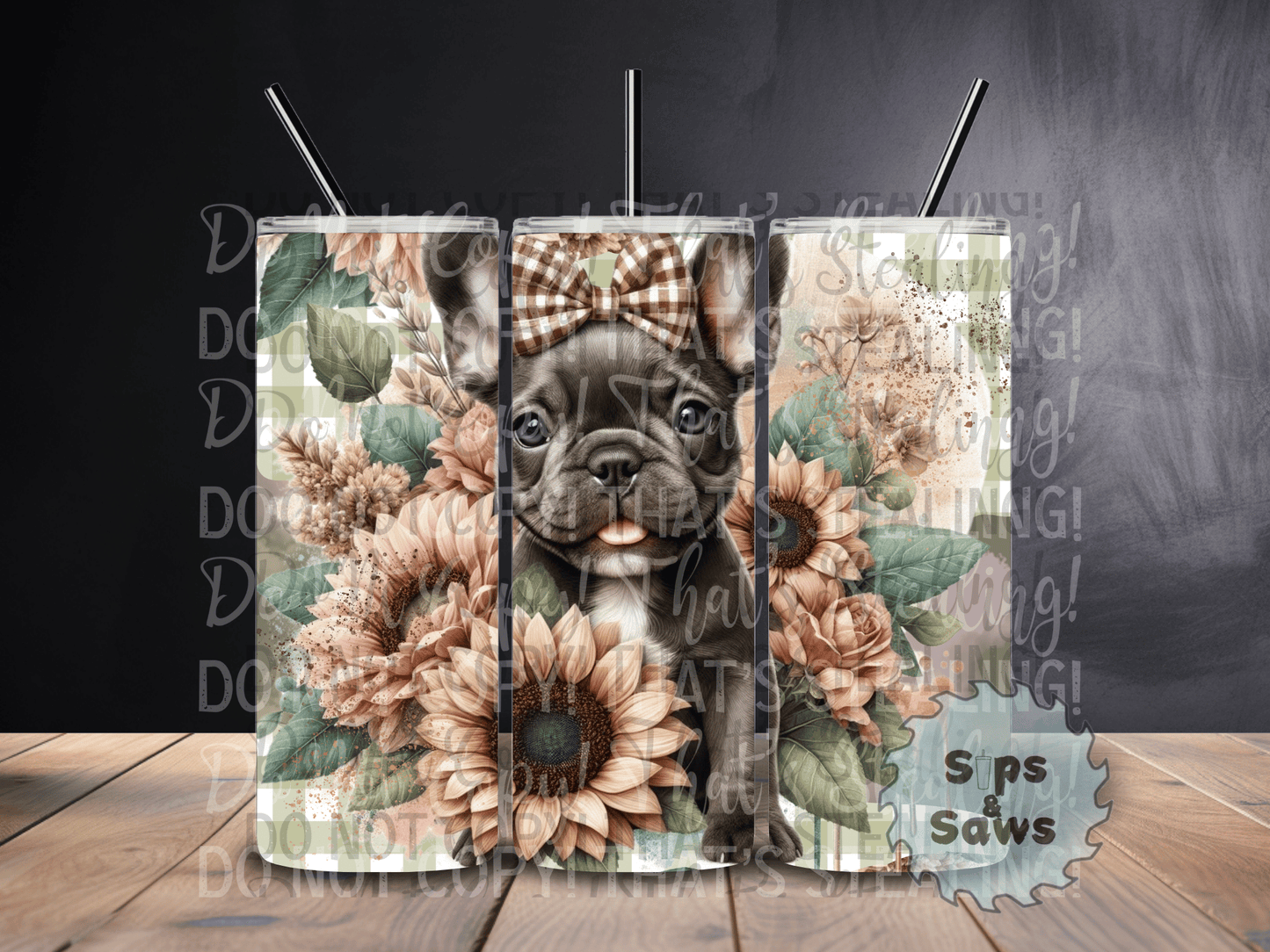 20oz Frenchie Tumbler