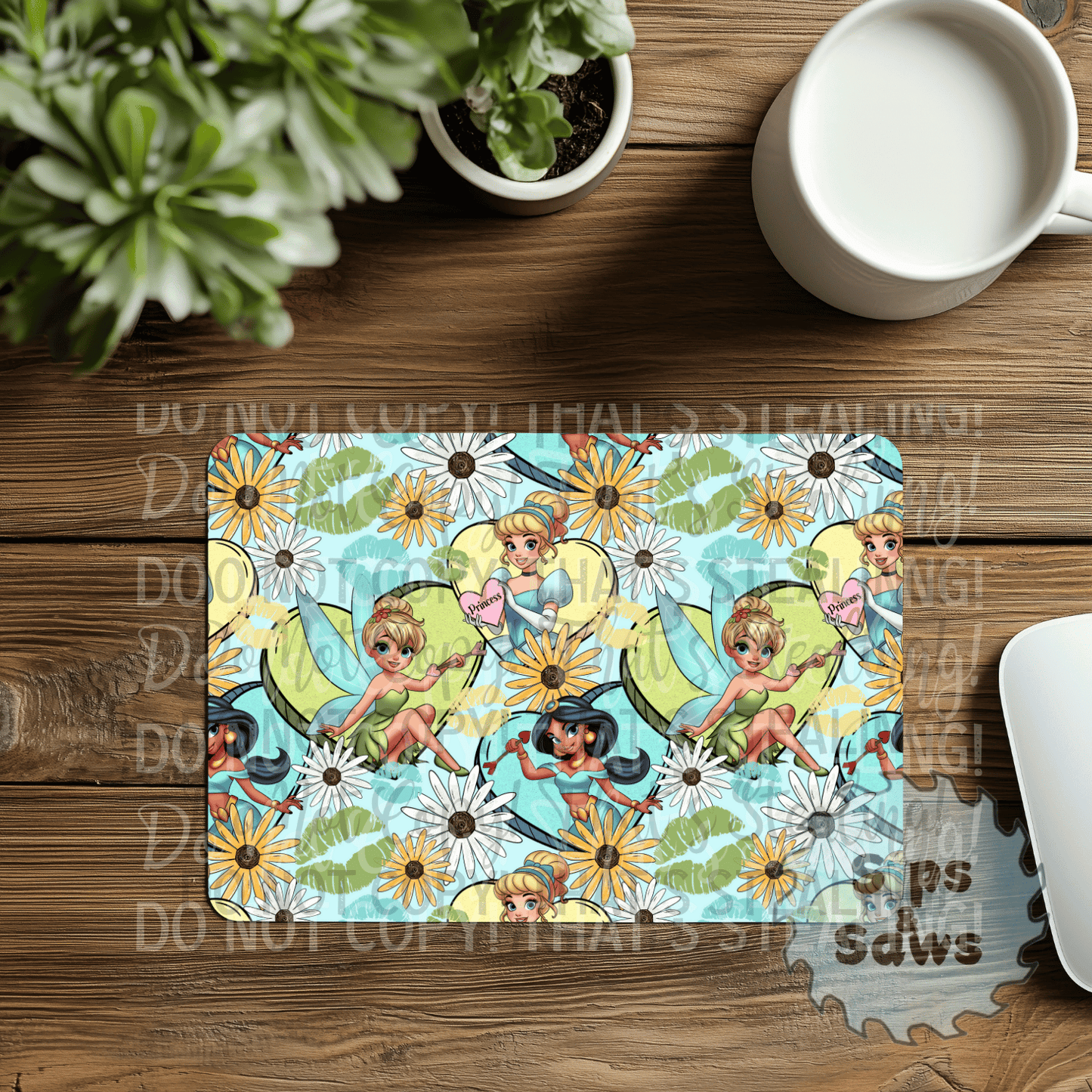 Princess Sublimation Mouse Pad