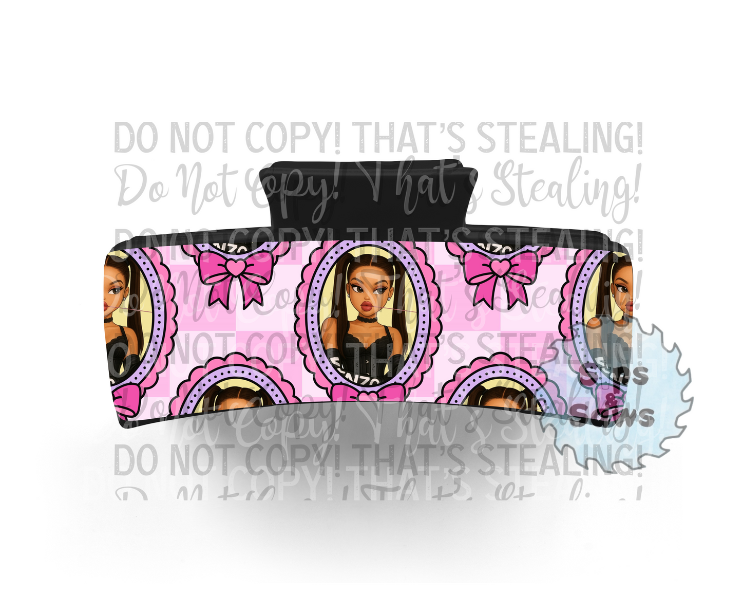 Bratz Pink Sublimation Hair Clip