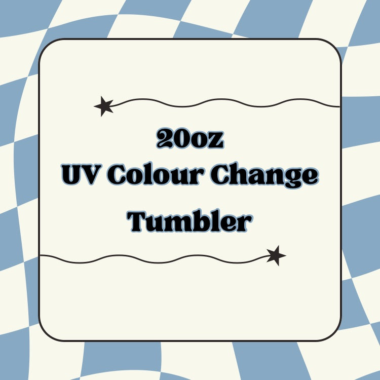 20oz UV Colour Changing Sublimation Tumblers