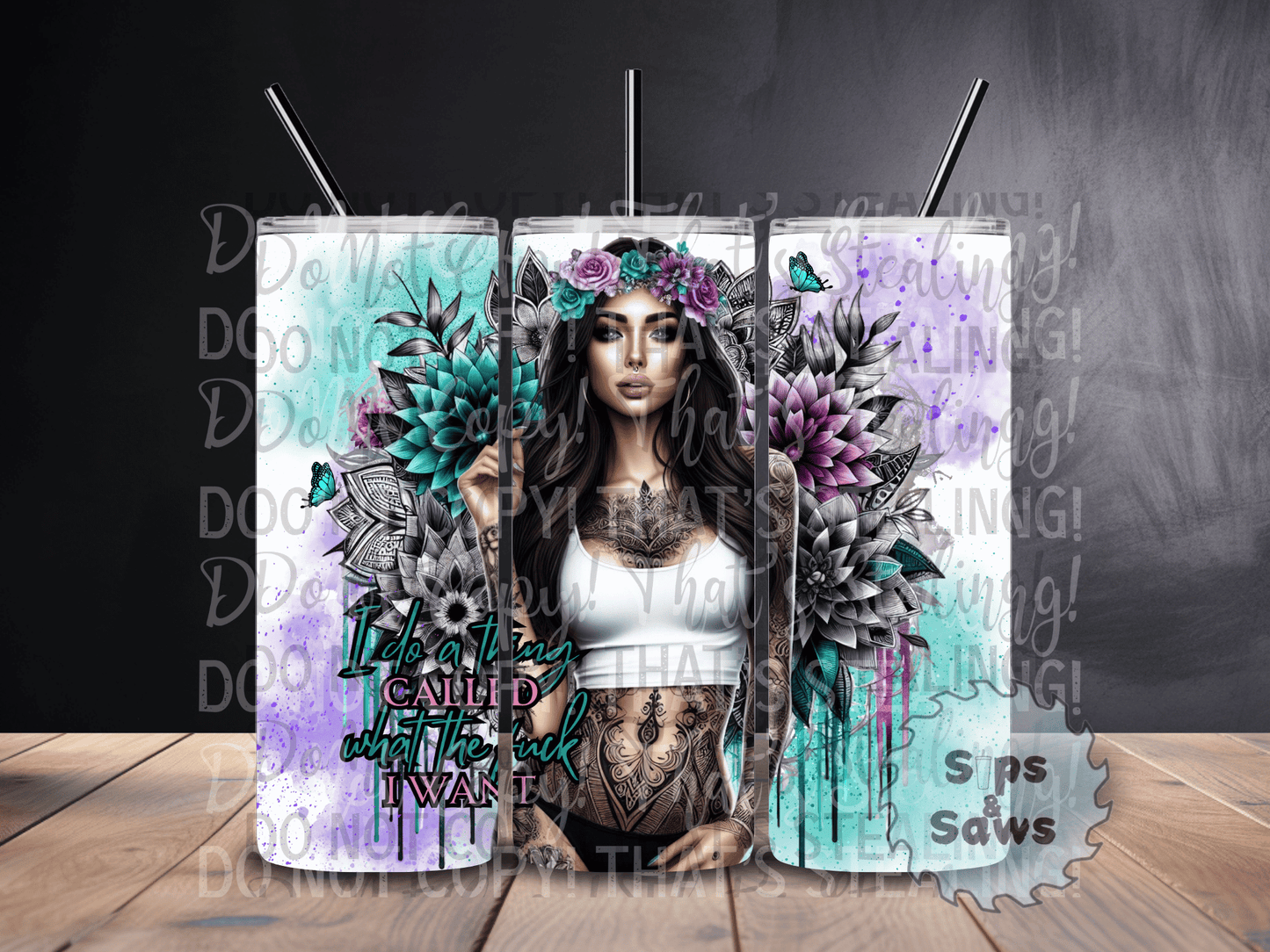 20oz I Do A Thing Tumbler