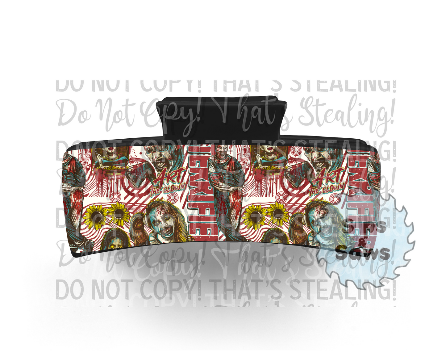Terrifier Sublimation Hair Clip