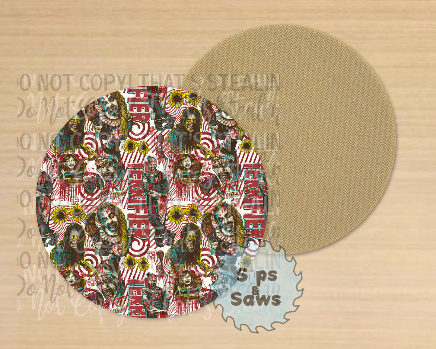Terrifier Sublimation Coaster