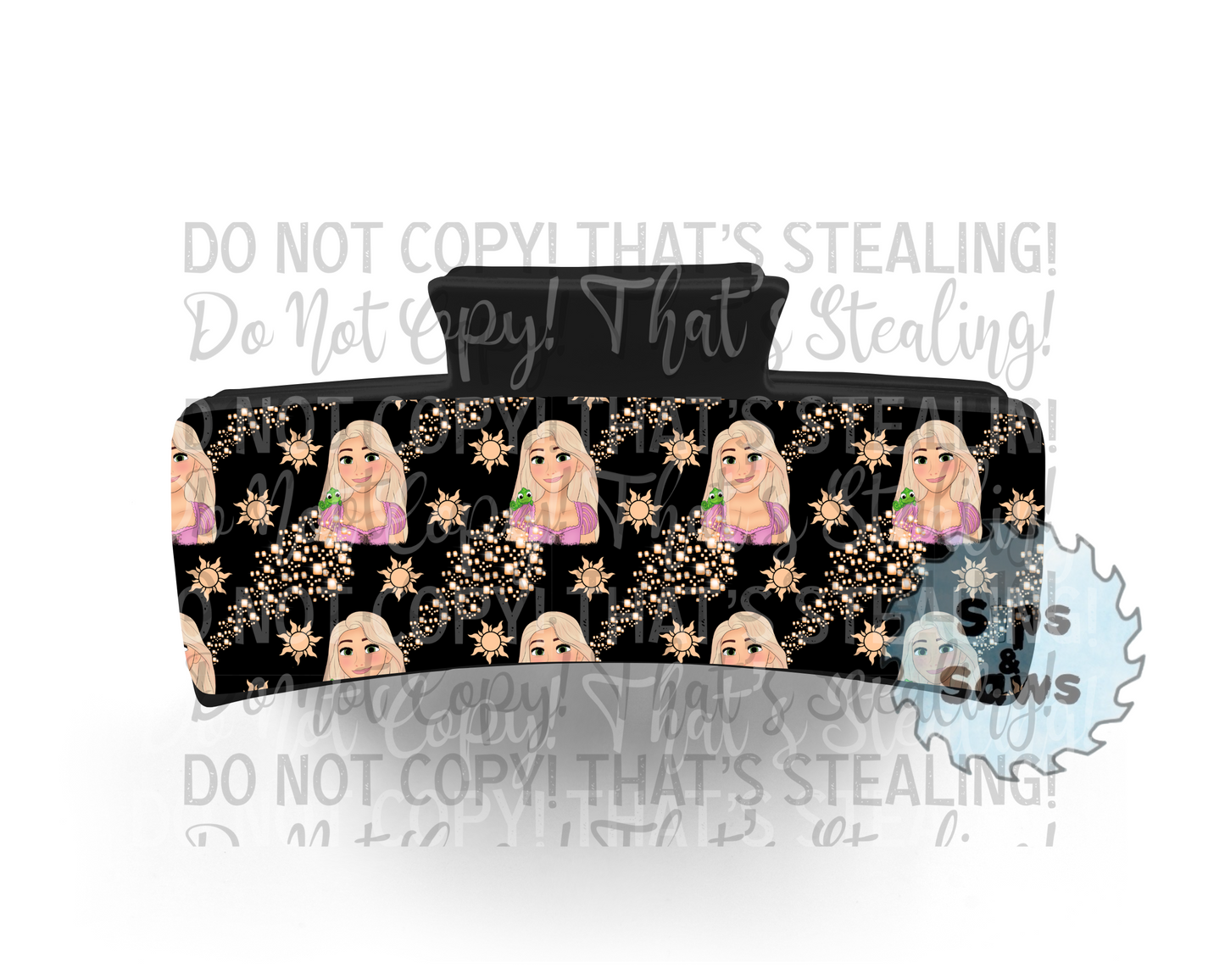 Tangled Creepers Sublimation Hair Clip