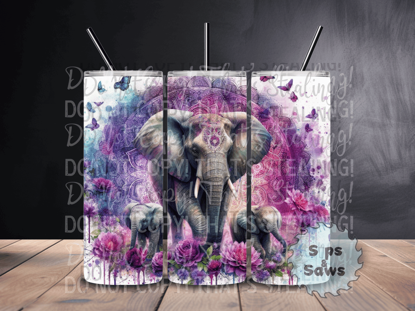 20oz Elephant Tumbler