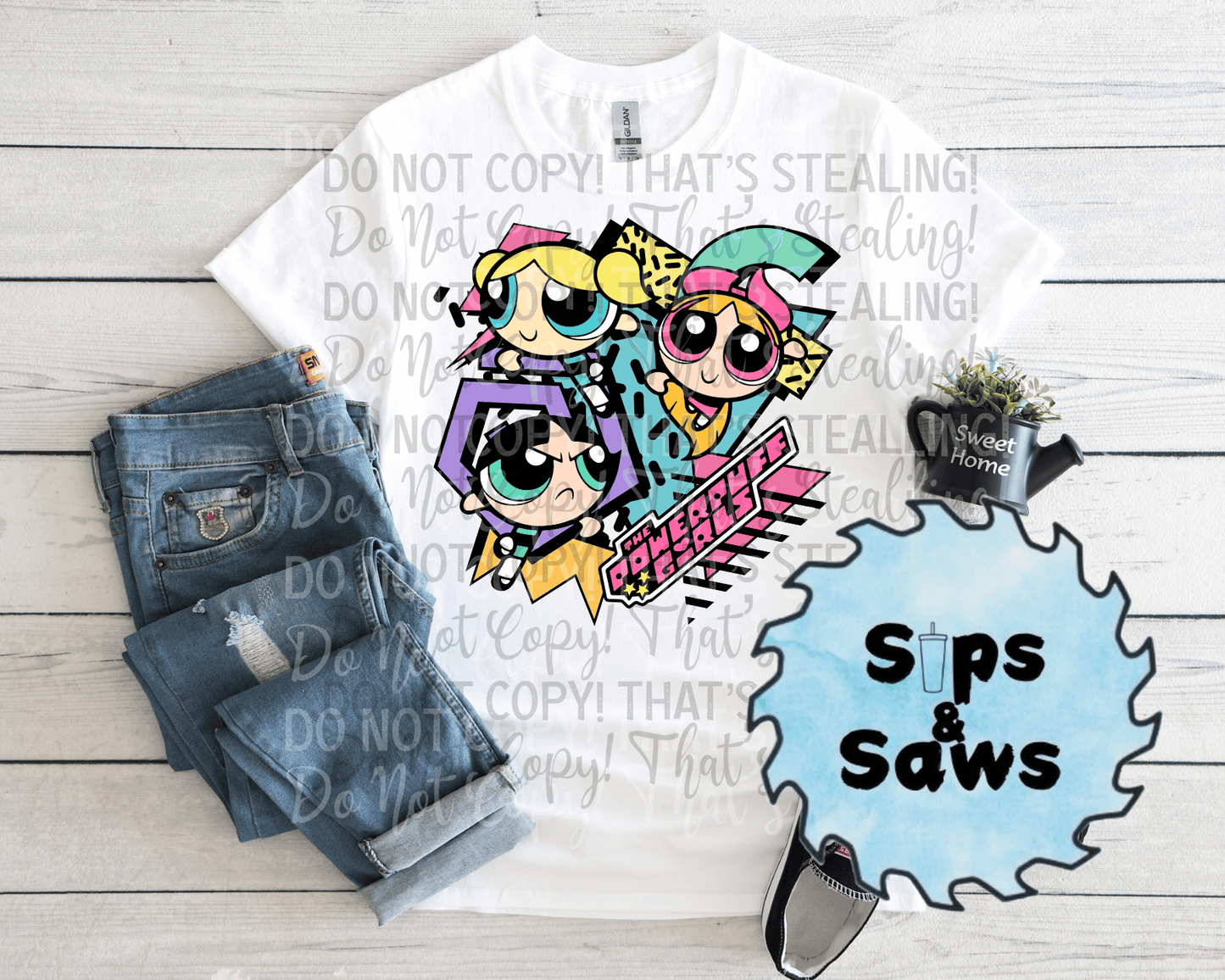 Retro Puff Girls DTF