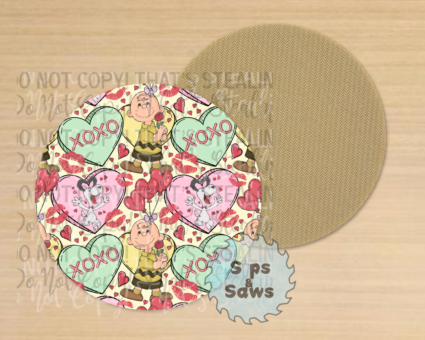 Snoopy Sublimation Coaster