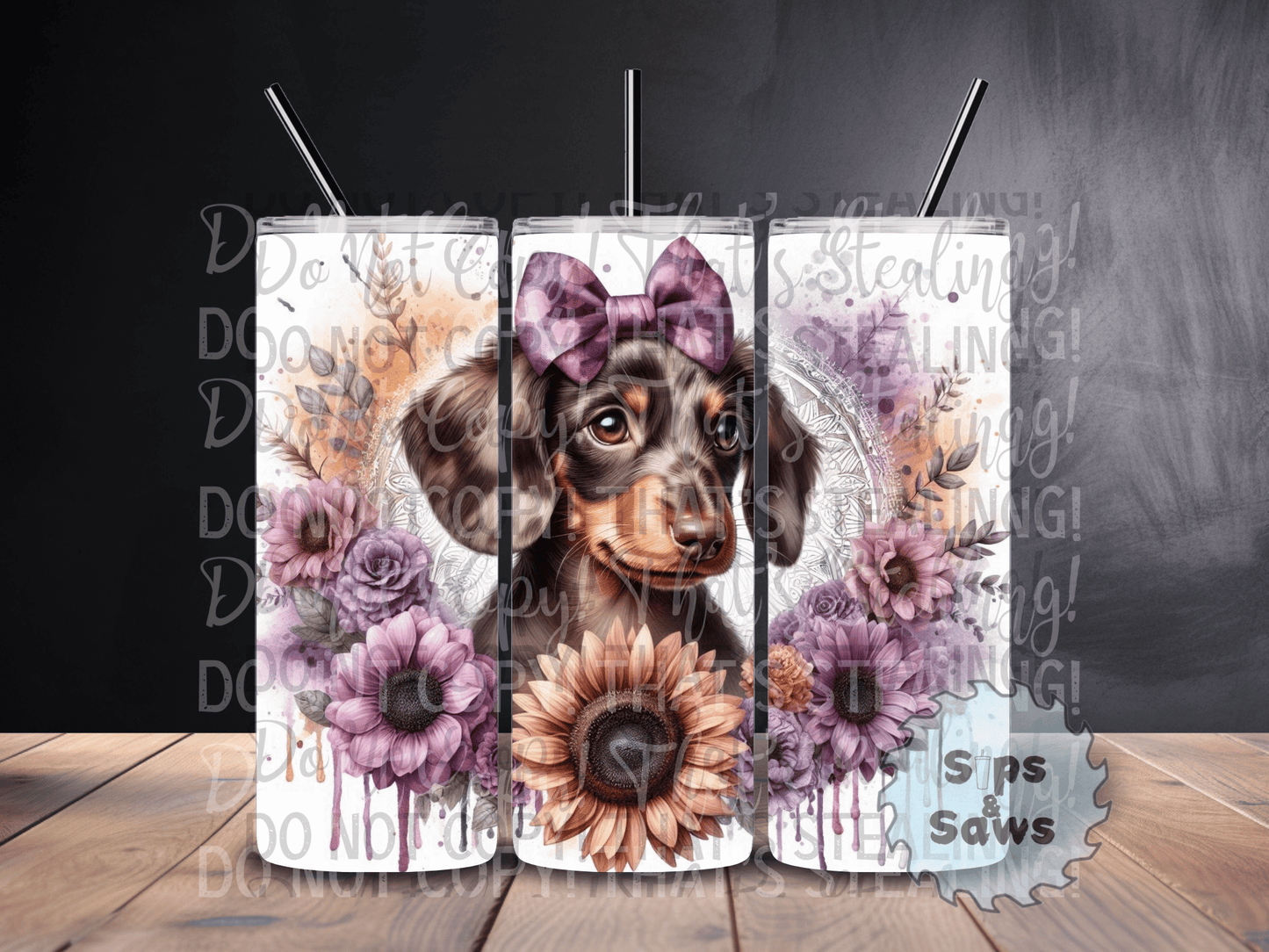 20oz Dachshund Tumbler