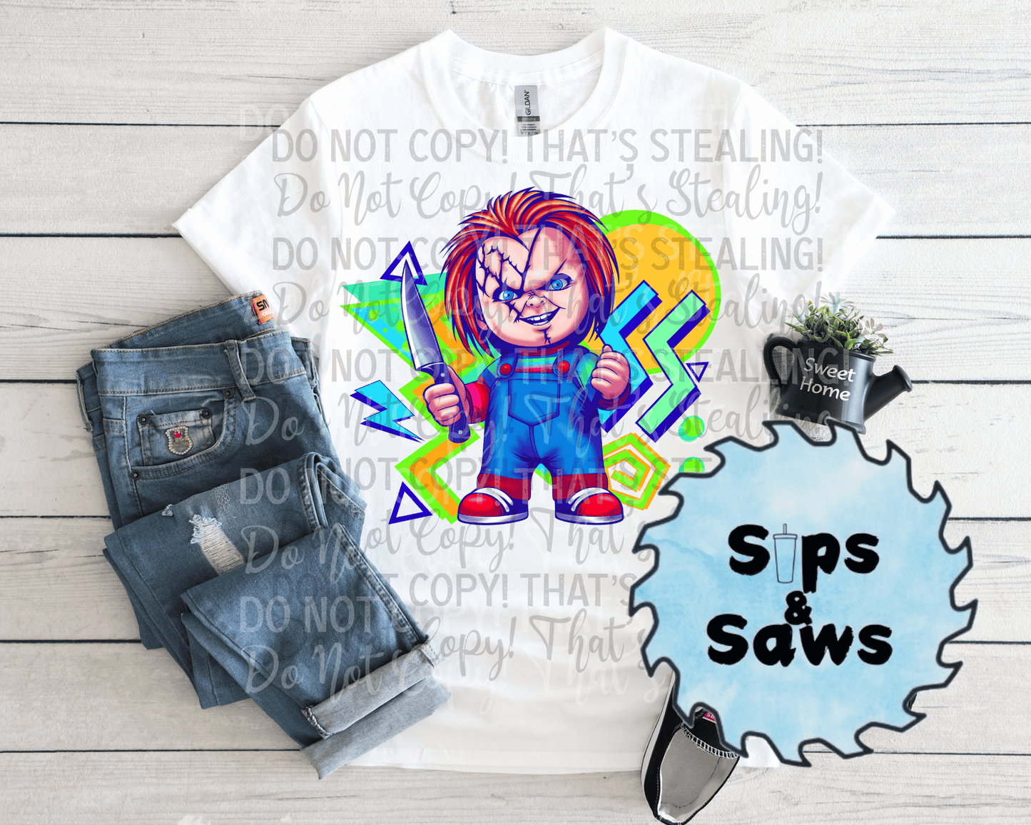 Neon Childs Play DTF