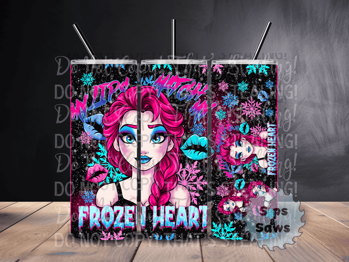 20oz Frozen Heart Tumbler