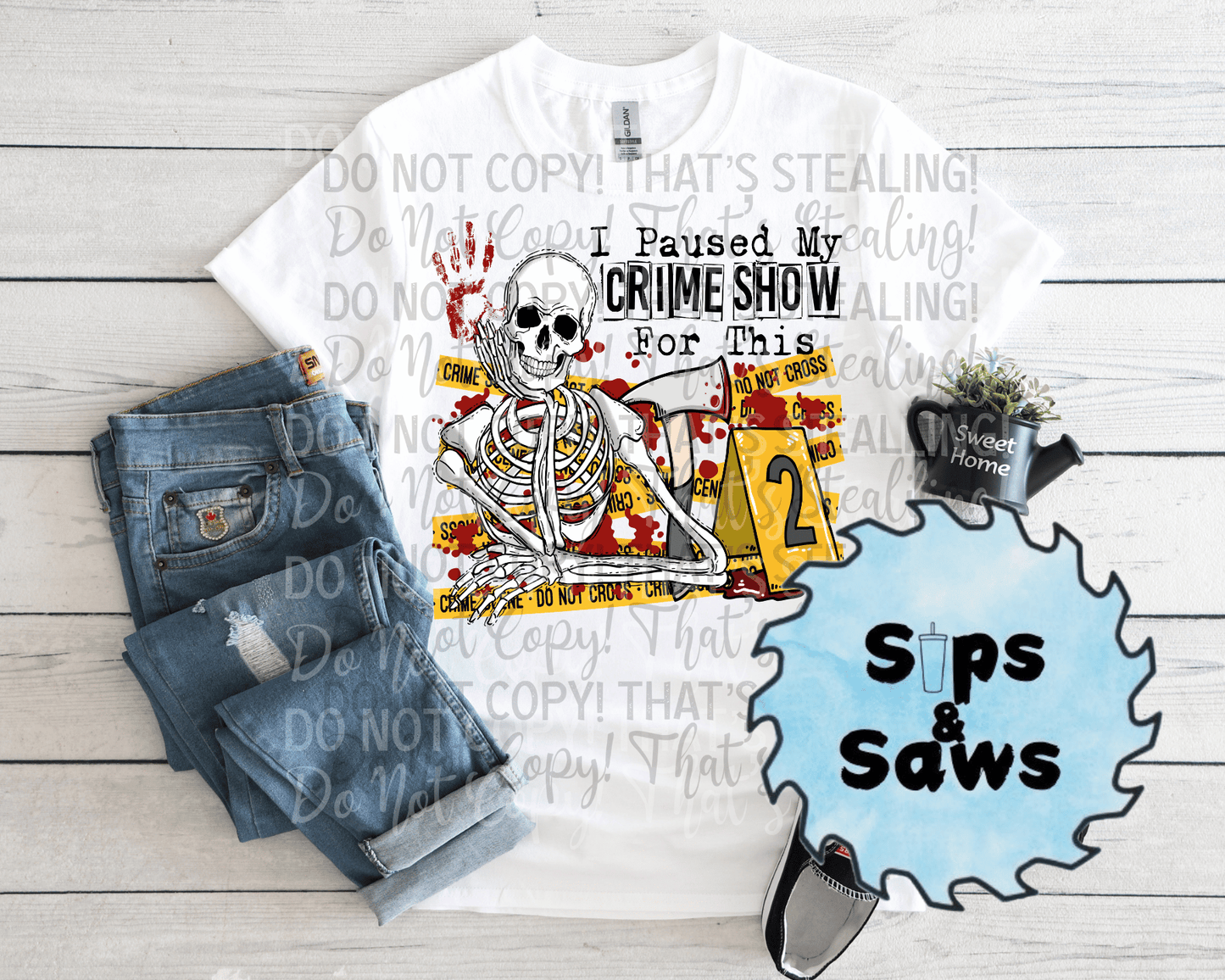 I Paused My Crime Show DTF