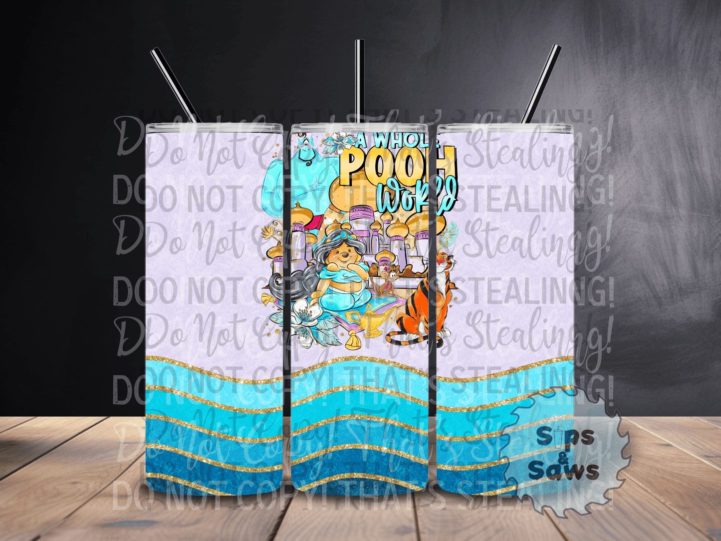 20oz Magical Lamp Hunny Bear Tumbler