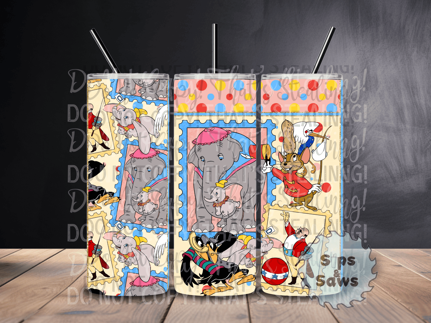 20oz Elephant Stamp Tumbler