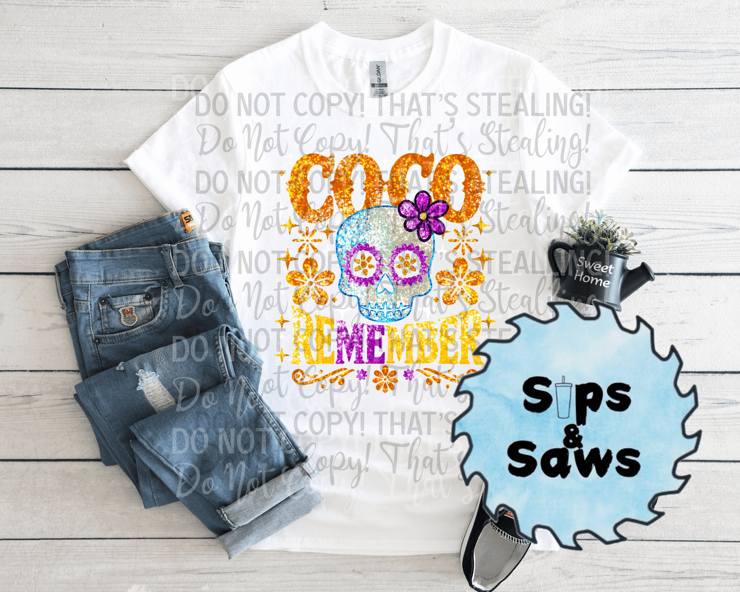 Sugar Skull DTF