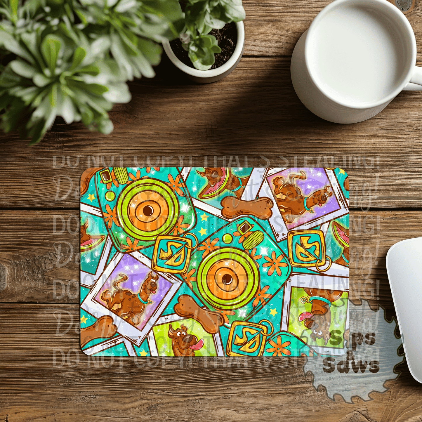 Polaroid Mystery Sublimation Mouse Pad