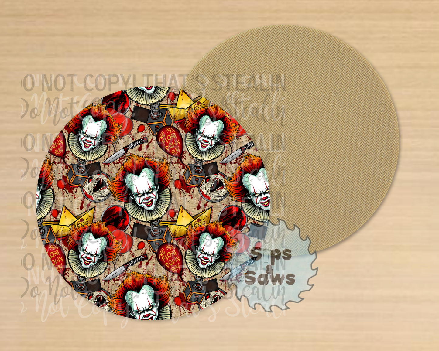 IT Brown Sublimation Coaster