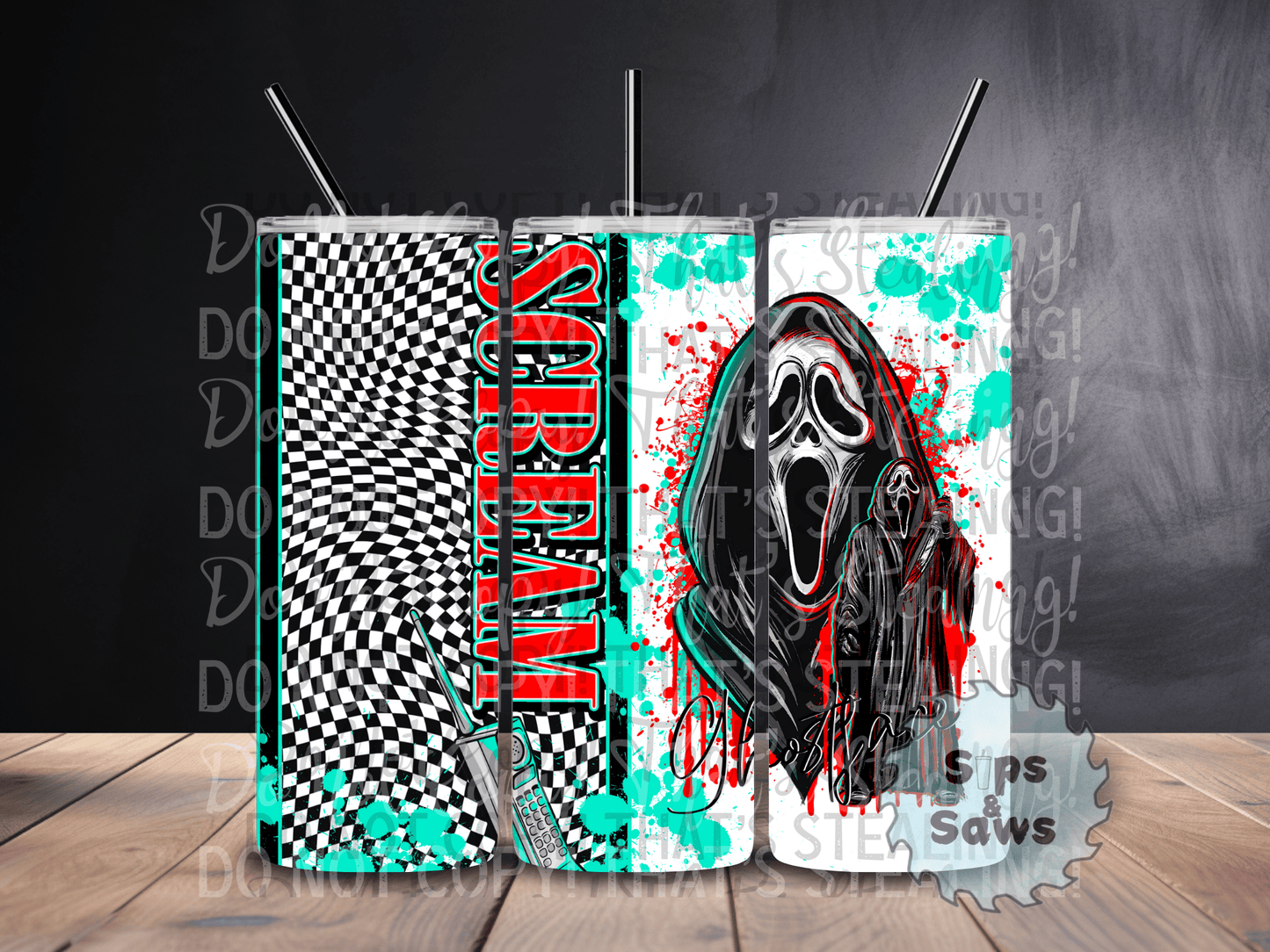 20oz Scream Tumbler